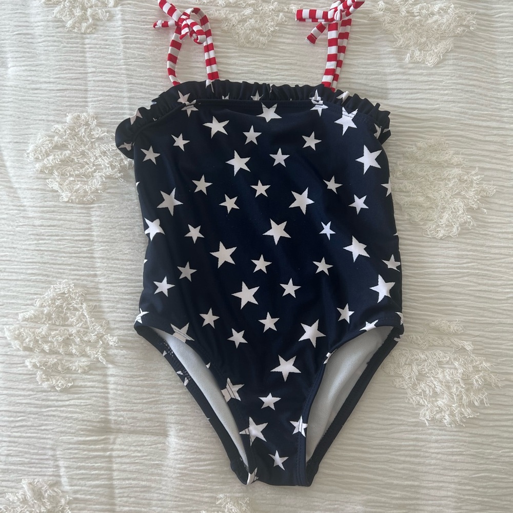 OshKosh B'gosh Kids' Red and Blue Star Swim Shorts